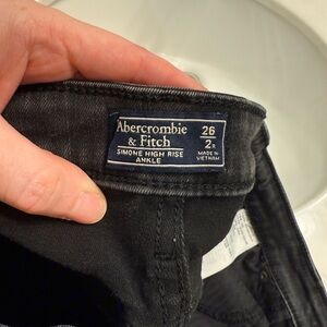 Abercrombie Simone High Rise Ankle Jeans